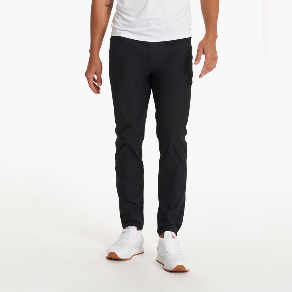 Vuori Meta Pants Mens Size 32x30  Black  Performance Stretch Athleisure